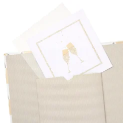 Hallmark Champagne Toast Photo Album -Hallmark Toys Shop White Photo Album With Champagne Glasses 1EDY3153 04