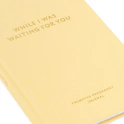 Hallmark While I Was Waiting Prompted Pregnancy Journal -Hallmark Toys Shop Yellow Prompted Pregnancy Journal 1BBA4141 08