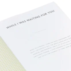 Hallmark While I Was Waiting Prompted Pregnancy Journal -Hallmark Toys Shop Yellow Prompted Pregnancy Journal 1BBA4141 09