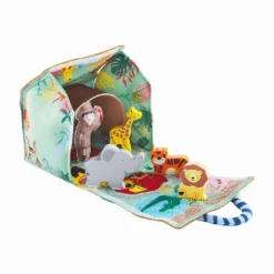 Mud Pie Zoo Plush Toy Set, 6 Pieces -Hallmark Toys Shop Zoo Animals Plush Toy Play Set 12110304 03